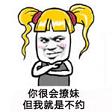 2017最新最傲娇的猥琐带字表情 你很会撩妹但我就是不约