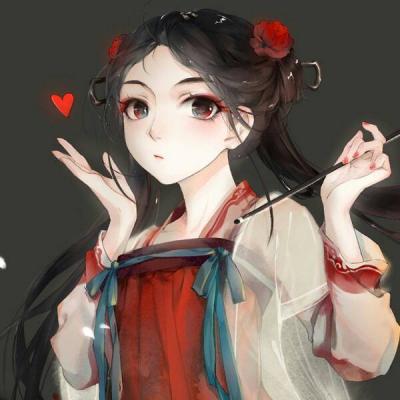 强迫症头像二次元女生古风头像2018 快乐是自己的没人可以借
