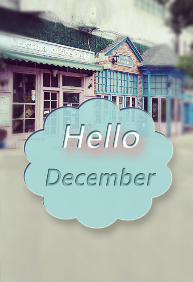 12月手机壁纸简约风高清图片 十二月你好手机壁纸图片大全2018